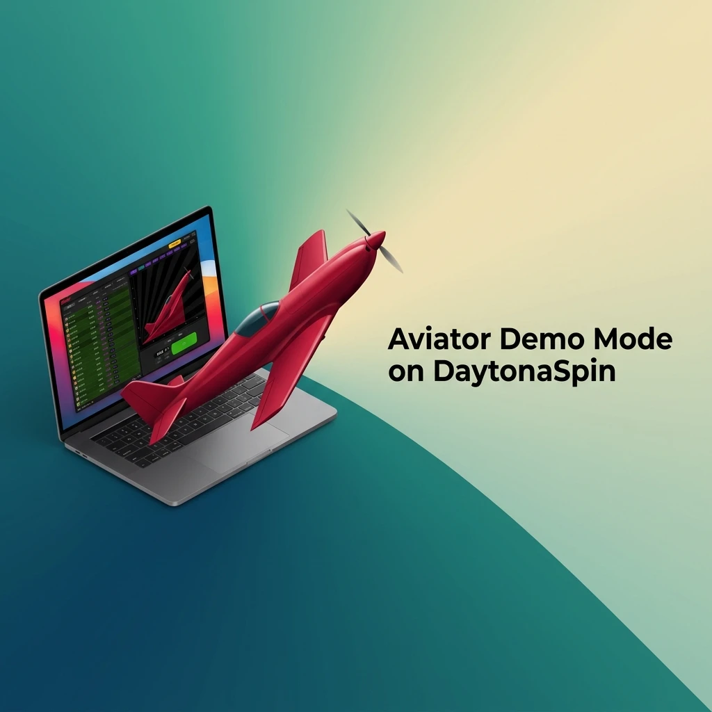 Aviator demo mode on DaytonaSpin letting players practise with virtual credits before wagering real money