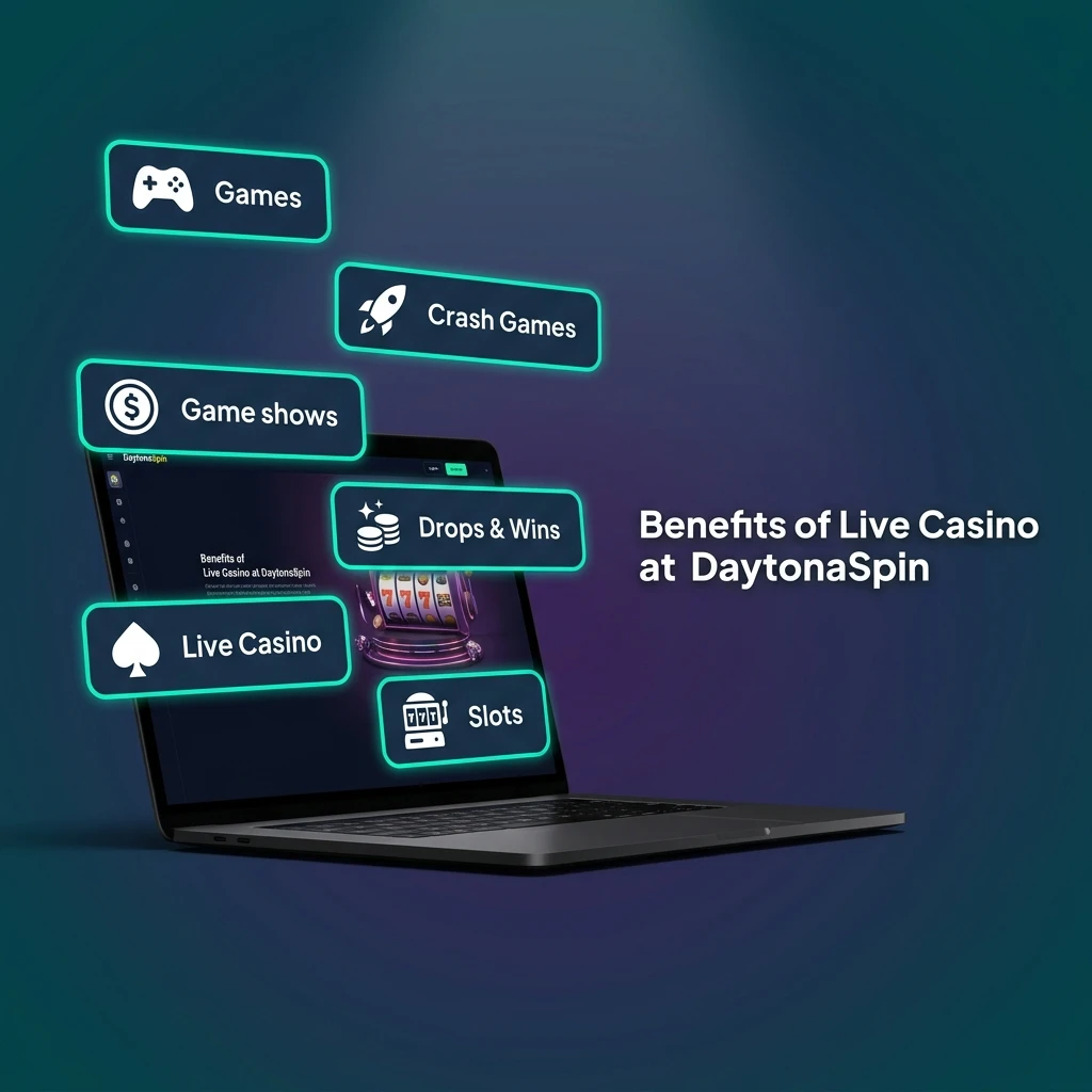 Live casino at DaytonaSpin with real dealers, HD streaming, and broad betting ranges for UK players on any device.