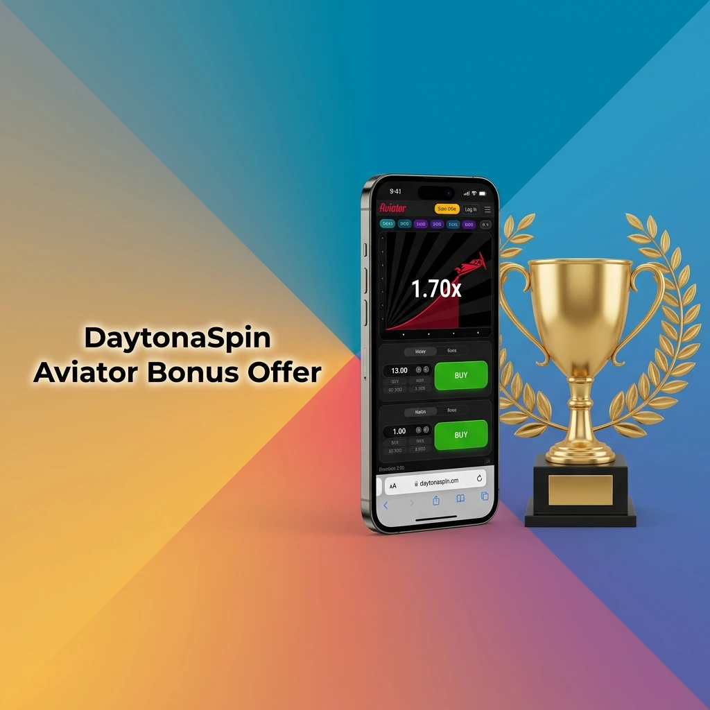 DaytonaSpin welcome bonus offering 255% match up to £1,500 plus 100 free spins for Aviator players