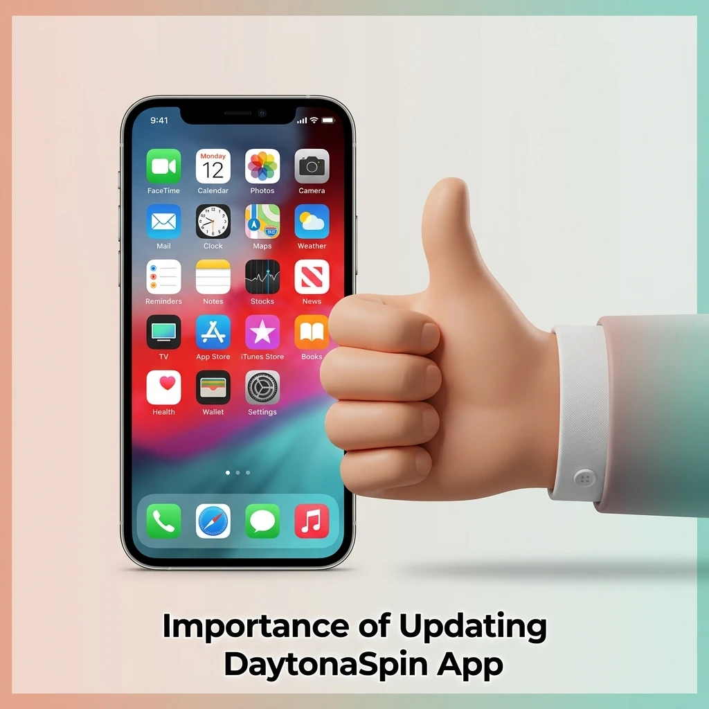 DaytonaSpin app update importance showing latest features, security patches, and performance improvements for seamless betting