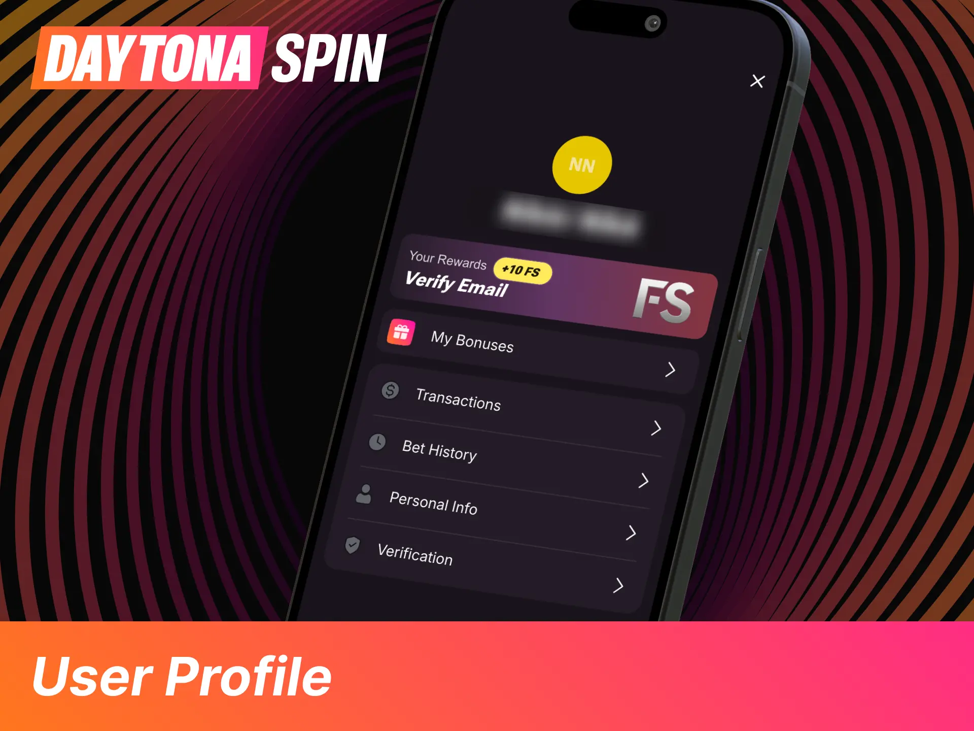 Manage your account settings at DaytonaSpin today, and update your personal profile easily.