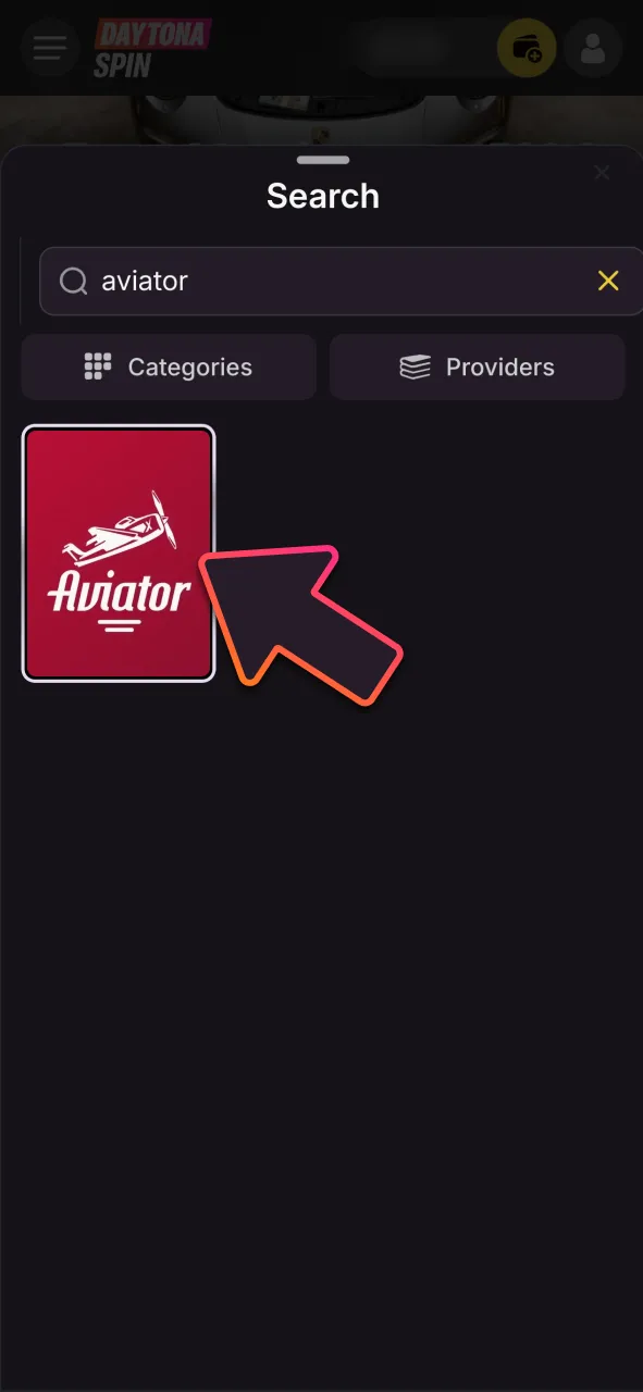 Find Aviator at DaytonaSpin today, use the lobby search bar or crash games tab, and launch the game instantly.