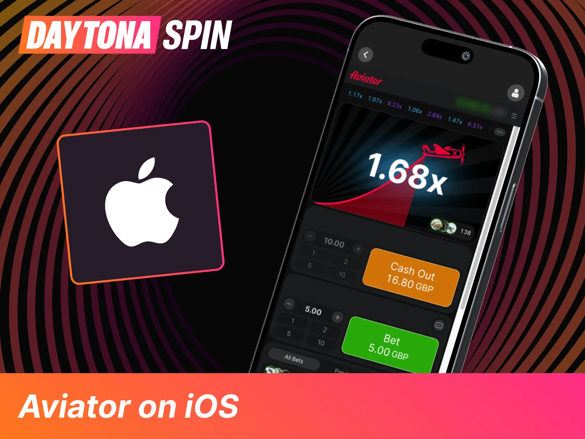 Add DaytonaSpin to your iOS home screen today via Safari PWA and access Aviator instantly with an app-like experience.