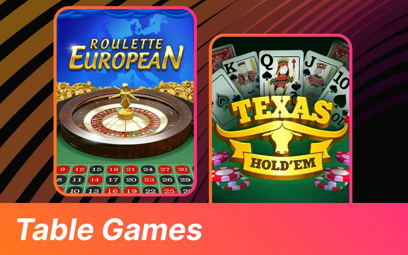 Play classic Table Games at DaytonaSpin today, and test your skills across multiple roulette and card variants.