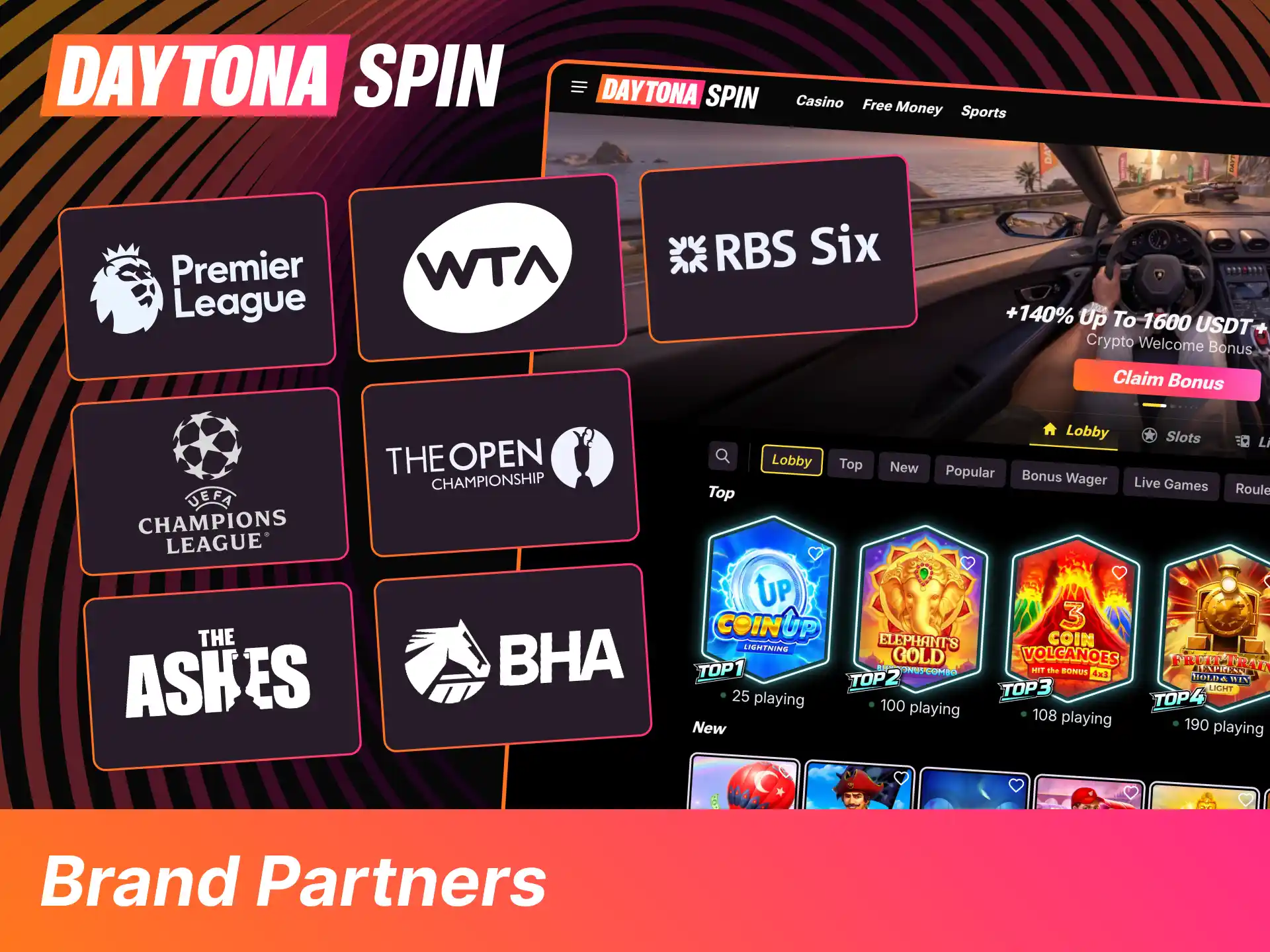 Place your bets at DaytonaSpin today, and experience trusted partnerships in action.