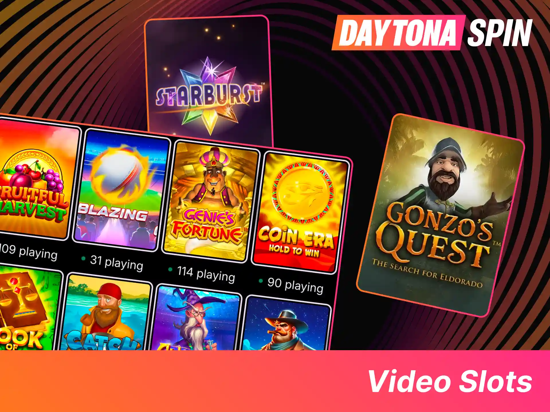 Explore popular video slots on DaytonaSpin now, unlock free spins with multipliers, and dive into exciting mythical themes.